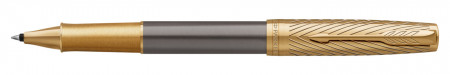 Parker Sonnet Pioneers Collection Rollerball Pen - Grey Arrow Gold Trim